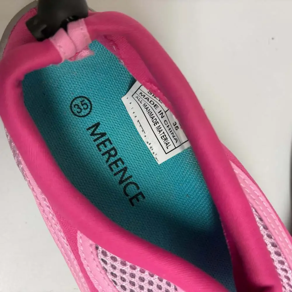 Girls' Pink Mesh Water Shoes, size 3